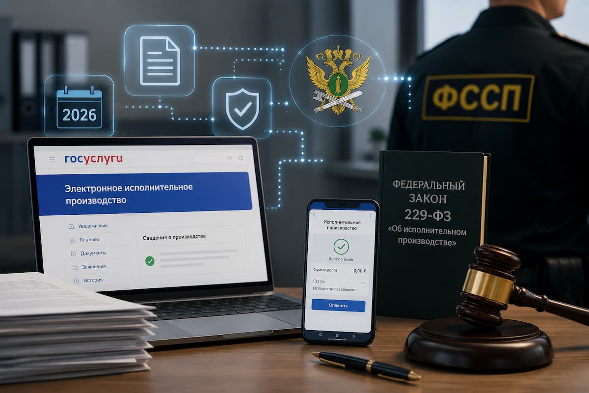 Взаимодействие с Федеральной службой судебных приставов в рамках электронного производства